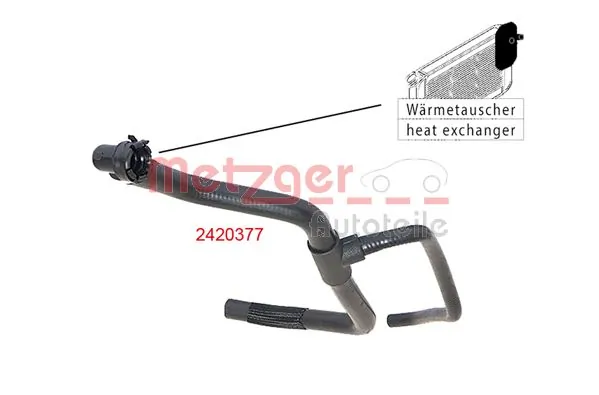 Radiator Hose GREENPARTS 2420377