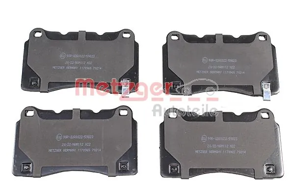 METZGER AUTOTEILE 1170965 Brake Pad Set, disc brake