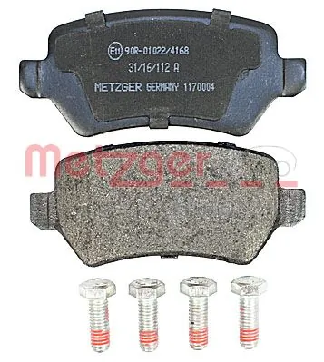 METZGER AUTOTEILE 1170004 Brake Pad Set, disc brake