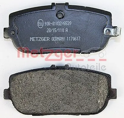 Kit de plaquettes de frein, frein à disque 1170617