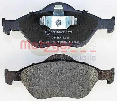 METZGER AUTOTEILE 1170045 Brake Pad Set, disc brake