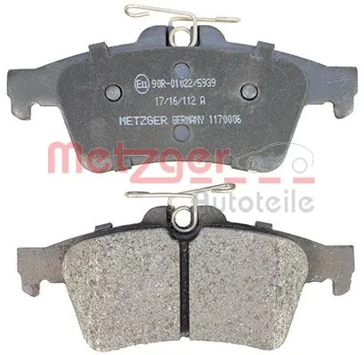 METZGER AUTOTEILE 1170006 Brake Pad Set, disc brake