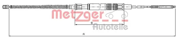 Cable Pull, parking brake 10.7409