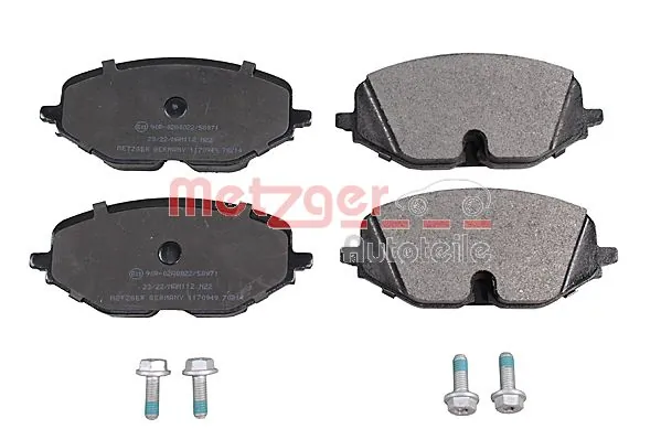 METZGER AUTOTEILE 1170949 Brake Pad Set, disc brake