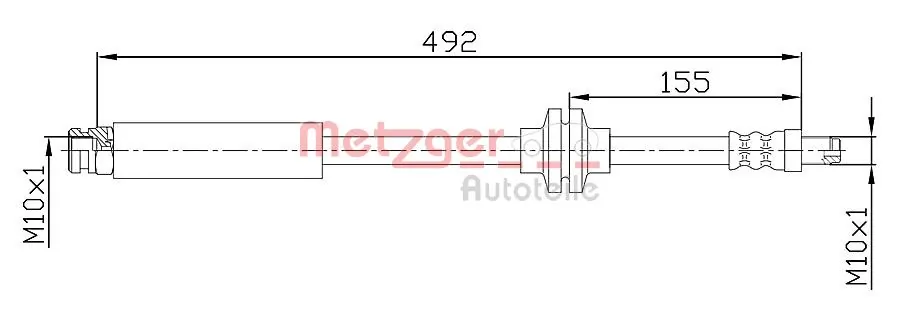 Brake Hose 4110476