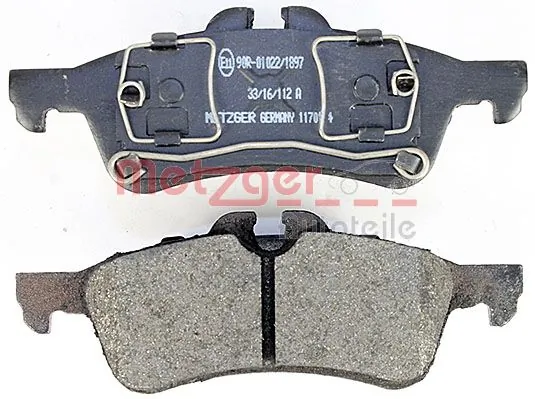 METZGER AUTOTEILE 1170154 Brake Pad Set, disc brake