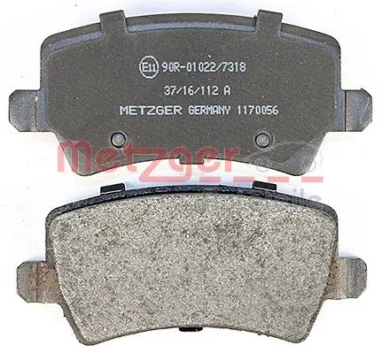 METZGER AUTOTEILE 1170056 Brake Pad Set, disc brake