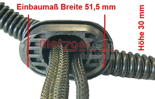 METZGER AUTOTEILE 2320062 Cable Repair Kit, tailgate