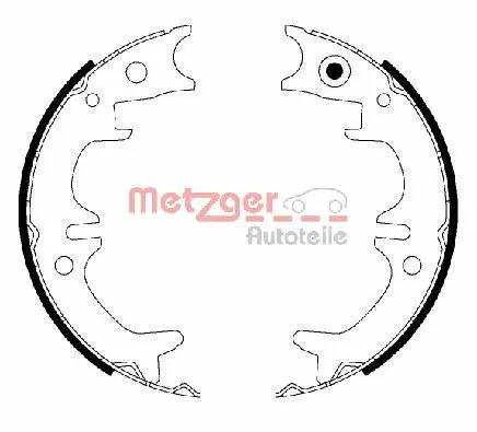 Brake Shoe Set, parking brake MG 220