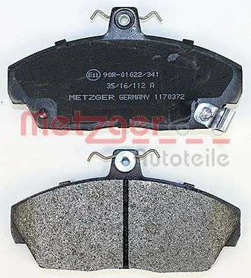METZGER AUTOTEILE 1170372 Brake Pad Set, disc brake