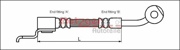 Brake Hose 4113522