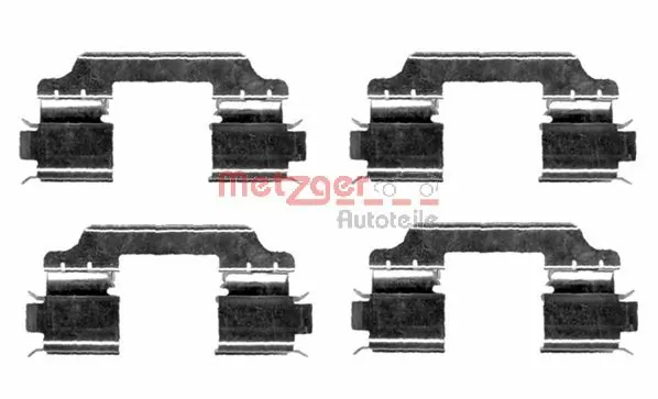 Accessory Kit, disc brake pad GREENPARTS 109-1654