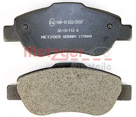 METZGER AUTOTEILE 1170440 Brake Pad Set, disc brake