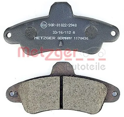 METZGER AUTOTEILE 1170430 Brake Pad Set, disc brake