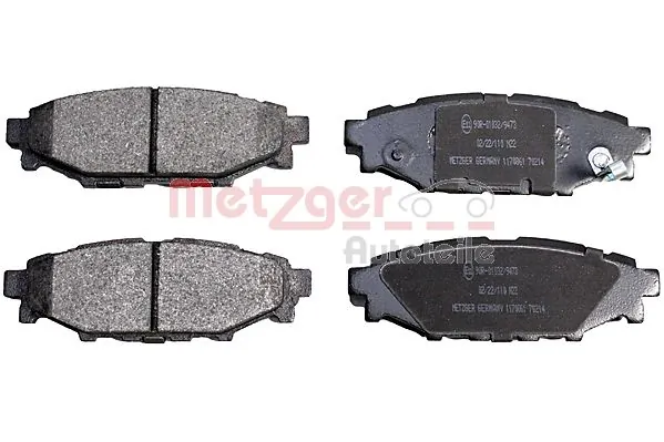 METZGER AUTOTEILE 1170861 Brake Pad Set, disc brake