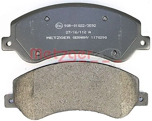 METZGER AUTOTEILE 1170290 Brake Pad Set, disc brake