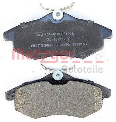 METZGER AUTOTEILE 1170163 Brake Pad Set, disc brake