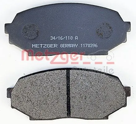 METZGER AUTOTEILE 1170396 Brake Pad Set, disc brake