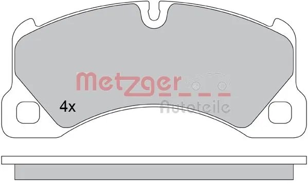 METZGER AUTOTEILE 1170445 Brake Pad Set, disc brake