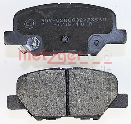 METZGER AUTOTEILE 1170790 Brake Pad Set, disc brake