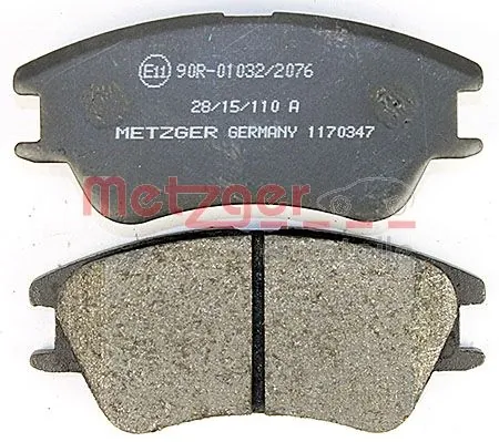 METZGER AUTOTEILE 1170347 Brake Pad Set, disc brake