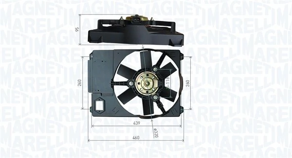 Fan, engine cooling 069422800010