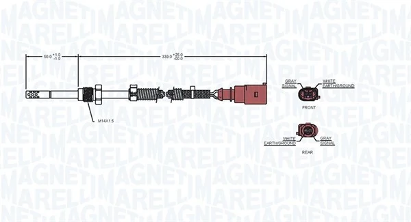 Sensor, Suhu Gas Ekzos 172000215010