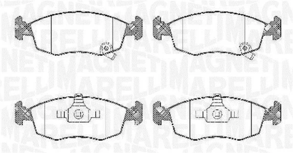Brake Pad Set, disc brake 363916060428