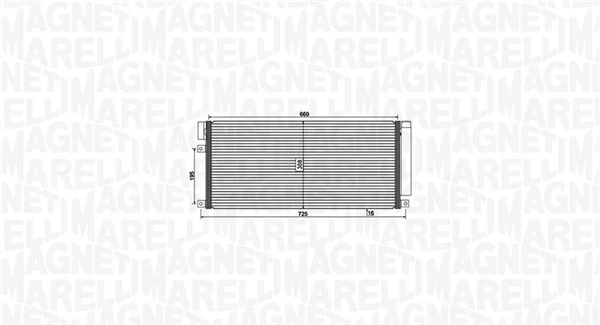 Condenser, air conditioning 350203806000