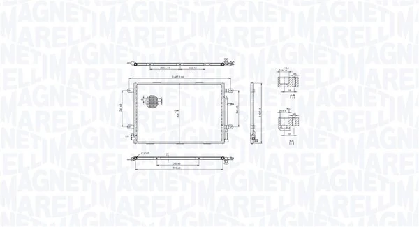 Condenser, air conditioning 350203103500