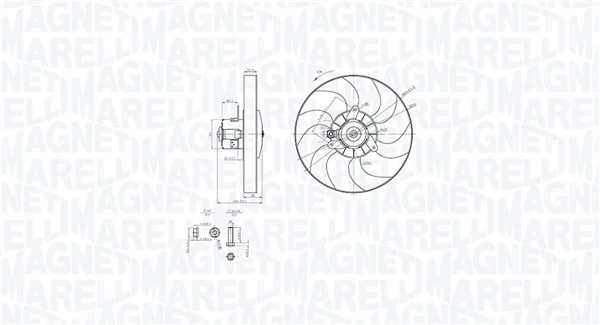 Fan, engine cooling 069422868010