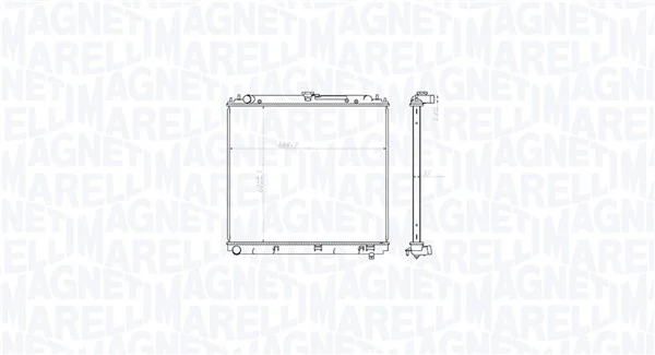 Radiator, engine cooling 350213212800