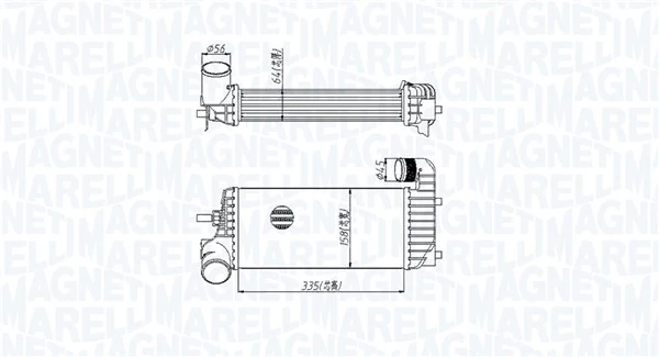 MAGNETI MARELLI 351319205440 Charge Air Cooler