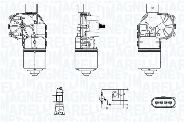 Wiper Motor 064350006010