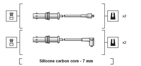 MAGNETI MARELLI 941318111152 Ignition Cable Kit