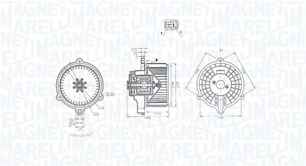 Interior Blower 069412384010
