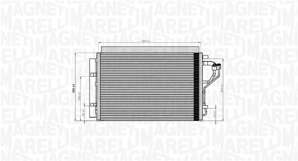 Condenser, air conditioning 350203851000