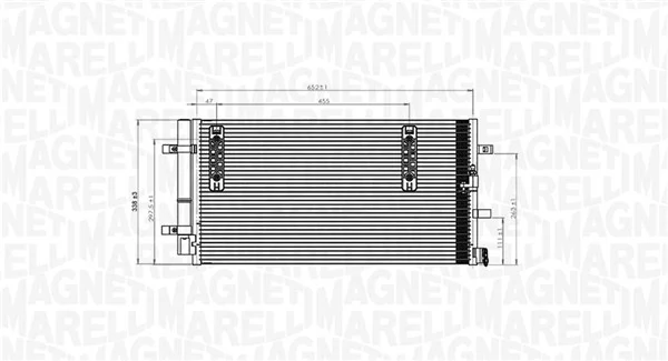 Condenser, air conditioning 350203827000