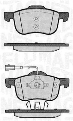 Brake Pad Set, disc brake 363916060128