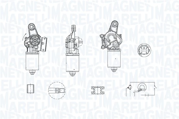 Wiper Motor 064379300010