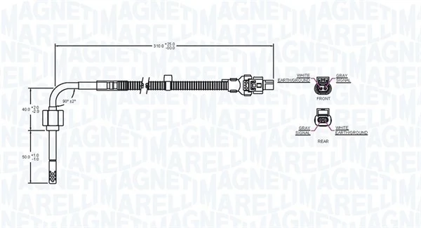 Sensor, exhaust gas temperature 172000179010
