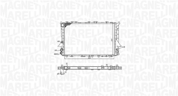 Radiator, engine cooling 350213189900