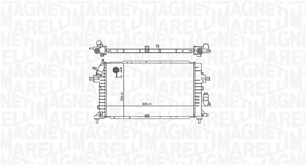 Radiator, engine cooling 350213176100