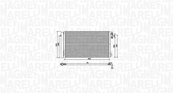 Condenser, air conditioning 350203752000