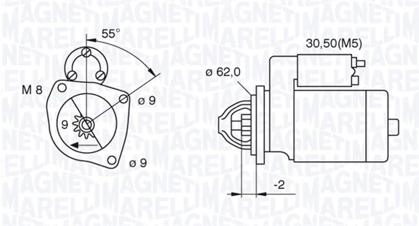 MAGNETI MARELLI 063720390010 Starter