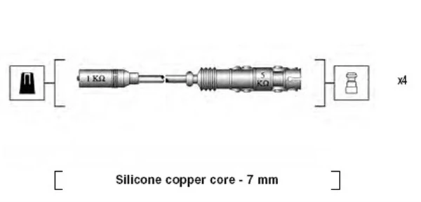 Ignition Cable Kit 941175250764