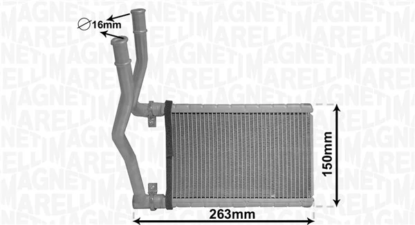 Heat Exchanger, interior heating 350218490000
