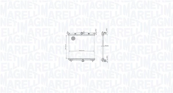 Radiator, engine cooling 350213216500