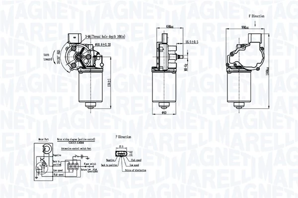 Wiper Motor 064046206010