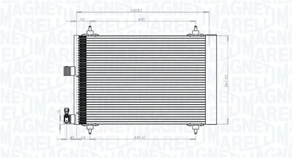 Condenser, air conditioning 350203839000